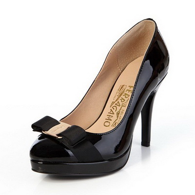 Ferragamo Shallow mouth stiletto heel Shoes Women--004